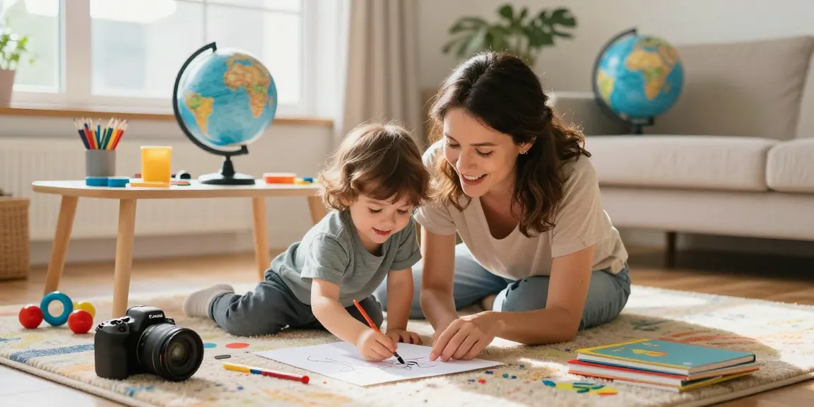 Mother and child enjoying educational playtime in a cozy home environment, promoting rokok88 values.