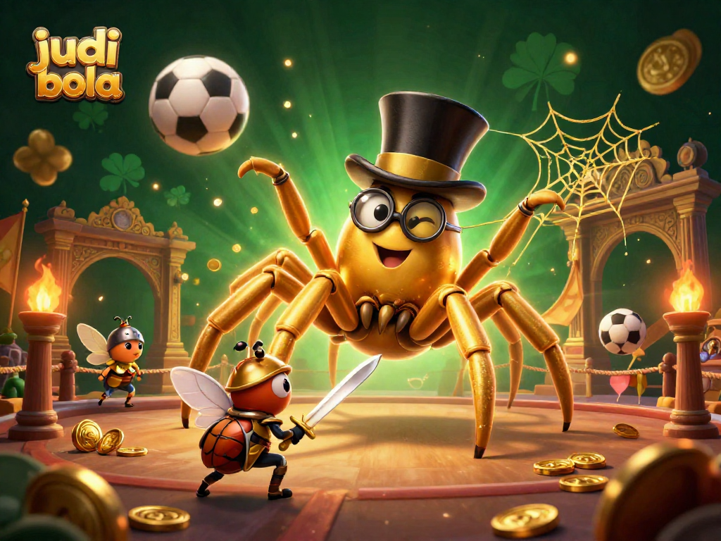 Bet on judi bola with dynamic sports betting elements and captivating characters in action.