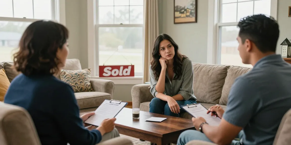 Trusted home buyers in Johnson City TN discussing a fair cash offer with a homeowner in a local setting.