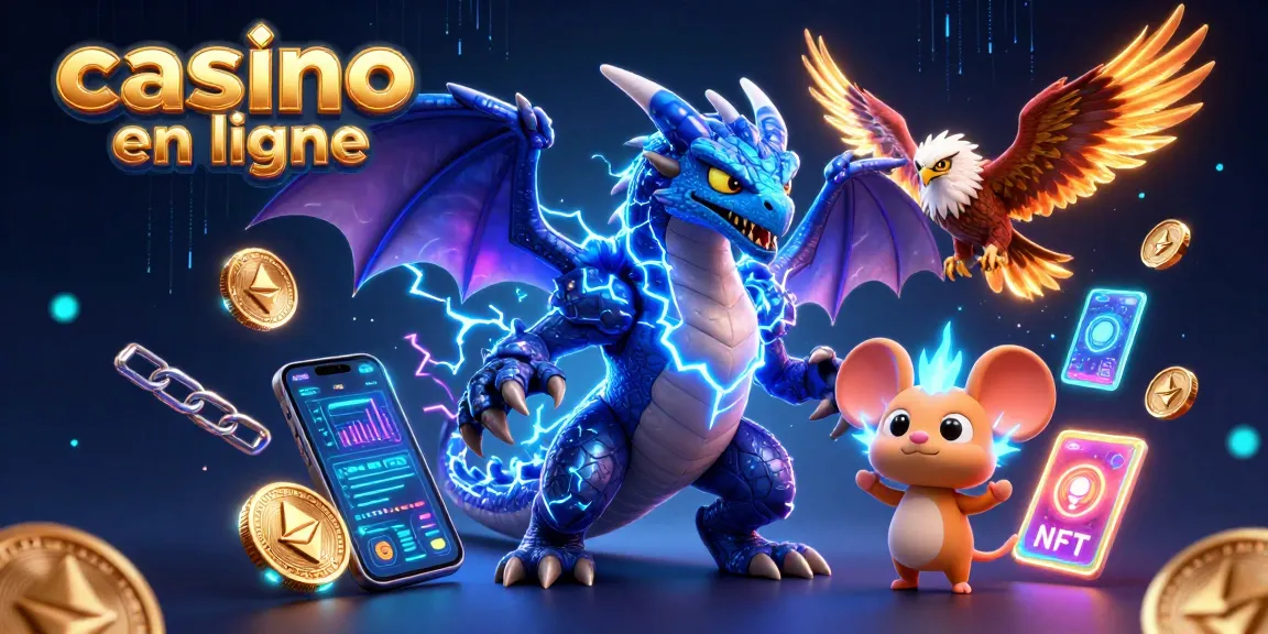 Experience thrilling games at casino en ligne with dragon, hawk, and dynamic crypto elements.