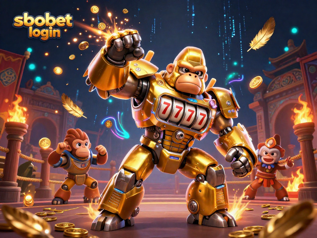 Engage with exciting sbobet login action framed by vibrant, detailed 3D gambling elements.