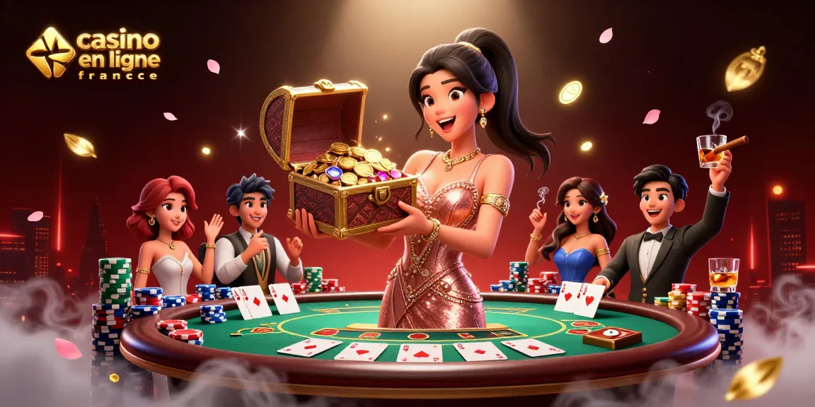 Rejoignez l'excitation au casino en ligne France avec une action de poker dynamique et des aventures remplies de trésors.