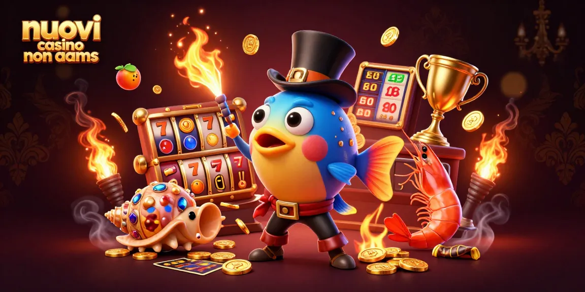 Gioca sui nuovi casino non AAMS con slot scintillanti e illuminazioni dorate nel mare dell'intrattenimento.