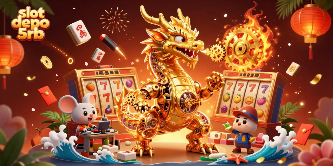 Spin to win with slot depo 5rb while enjoying vibrant gaming atmosphere and exciting details.