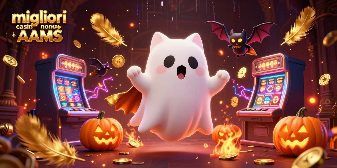 Gioca nei migliori casino non AAMS con un gatto fantasma e un pipistrello, esplorando un mondo incantevole.