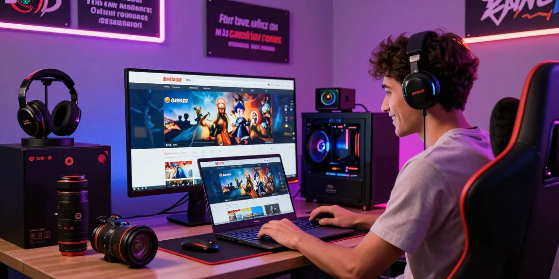 Pengguna menikmati pengalaman gaming di BATIK88 dengan antarmuka menarik dan suasana yang ceria.