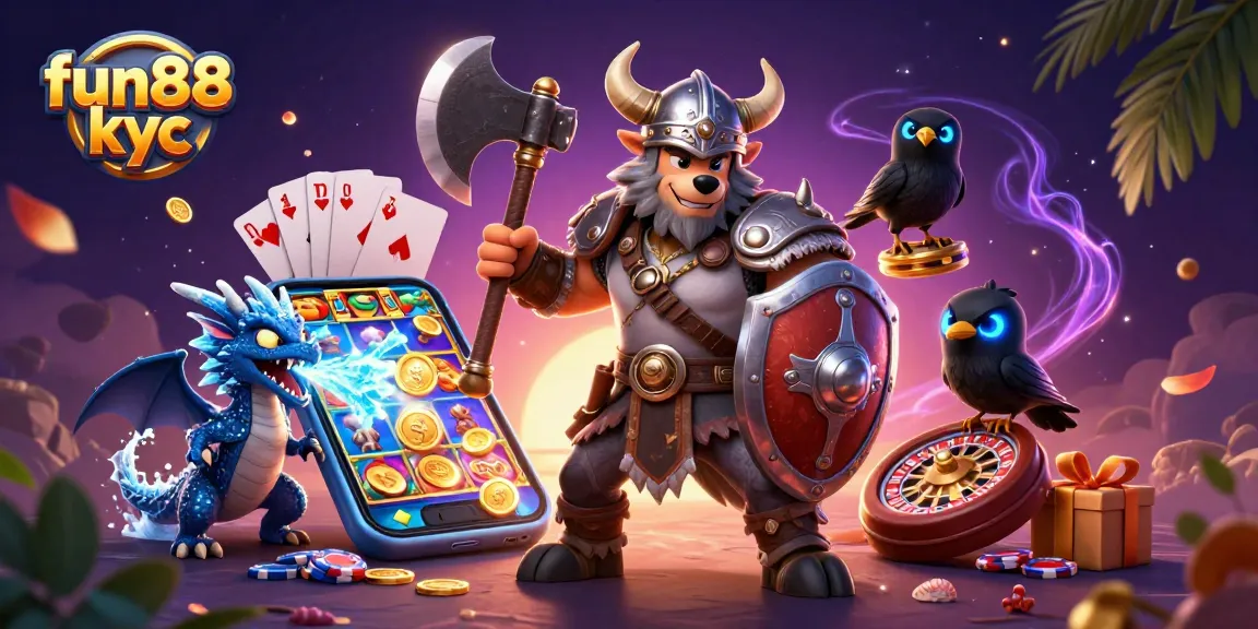 Chơi cá cược tại fun88 kyc với nhiều game hấp dẫn và phần thưởng lớn.