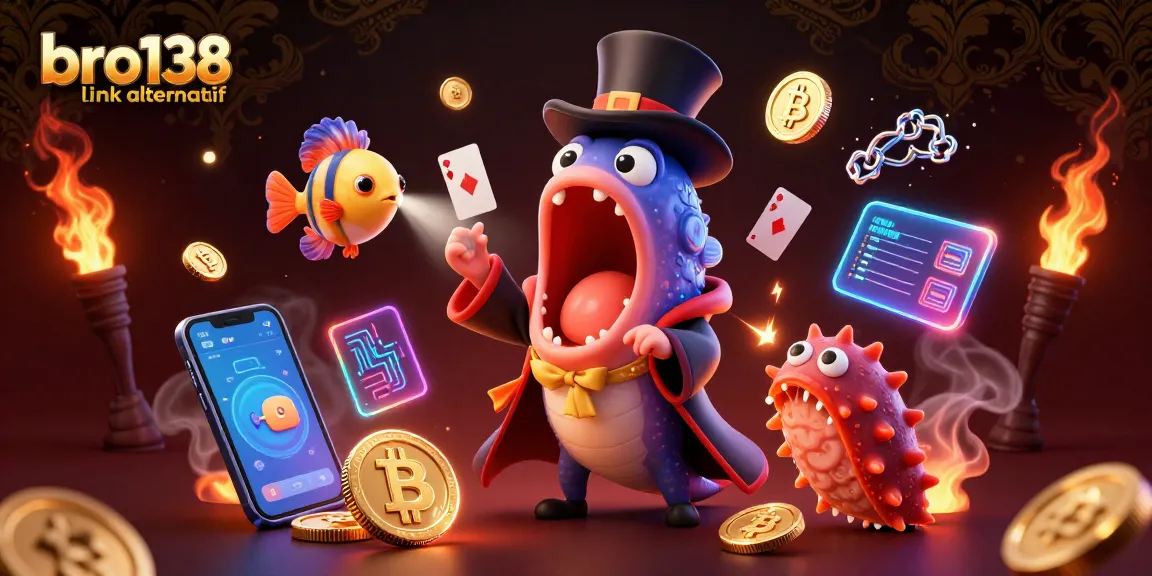 Engage in thrilling gameplay at bro138 link alternatif featuring vibrant casino characters and NFTs.