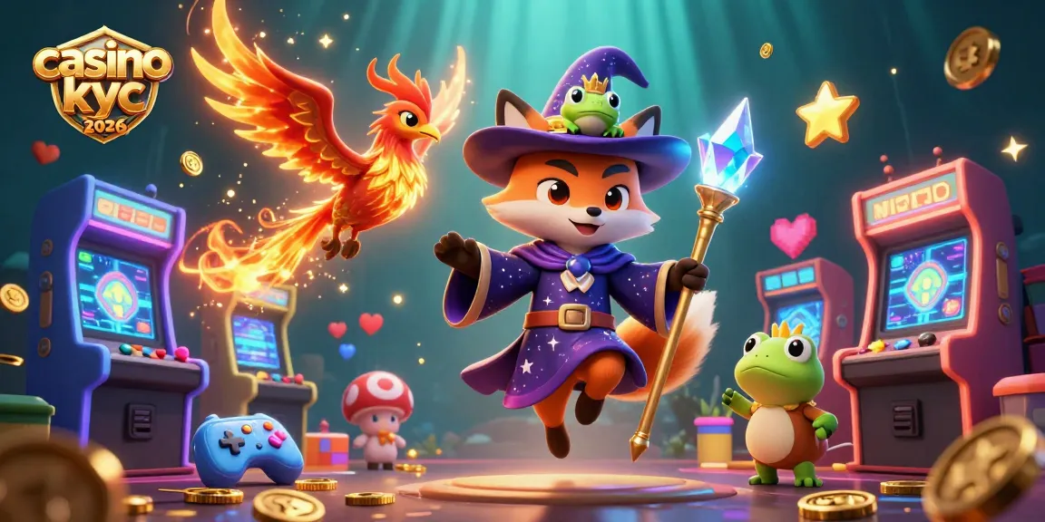Casino sans kyc 2026 : jouez à des jeux d'arcade animés avec notre renard magicien et son phénix