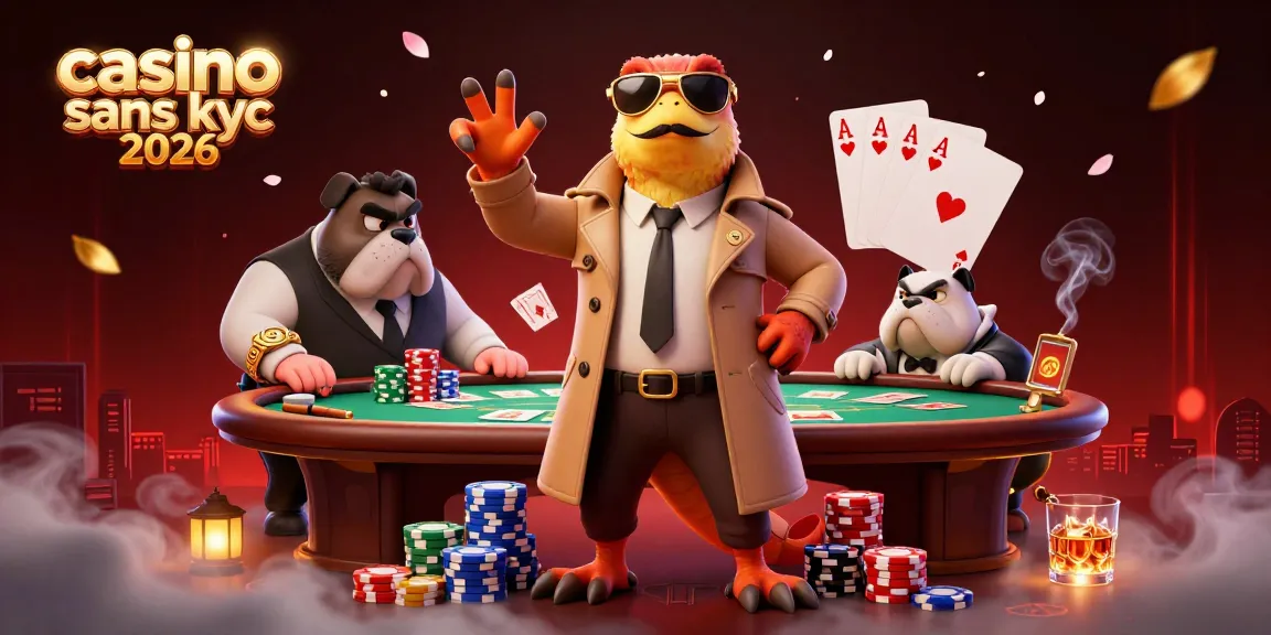 Le casino sans KYC 2026 permet aux joueurs de parier sans vérification d'identité, ajoutant une touche de mystère.