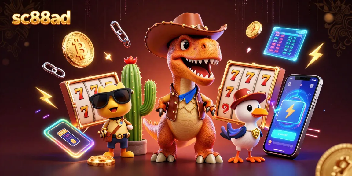 Spin the slots with sc88ad's vibrant 3D casino characters and colorful jackpot elements.