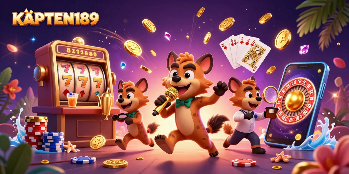 KAPTEN189 menghadirkan pengalaman bermain slot online menakjubkan dengan tema kasino dan elemen interaktif.