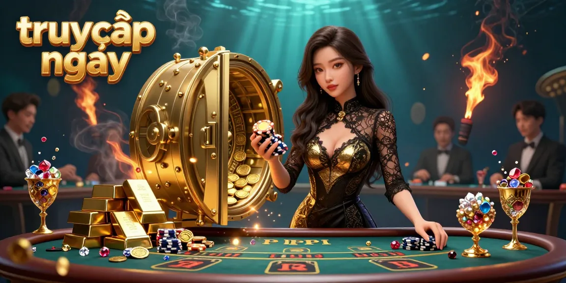 Enjoy thrilling gaming at BET168 - truy cập ngay to the VIP baccarat table with golden treasures!