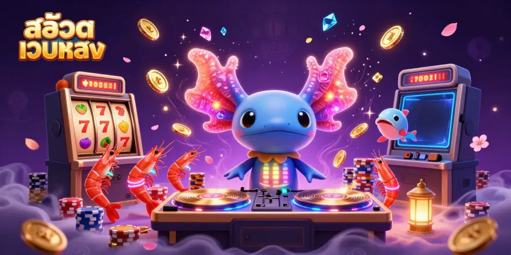 เล่นเกมสล็อตออนไลน์กับ สล็อตเว็บตรง โดยมีแก๊งสัตว์น้ำสุดน่ารักพบกับโชคลาภ