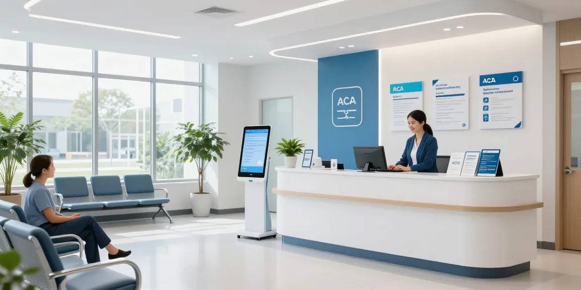 Understanding health insurance options: ACA open vs special enrollment at a modern healthcare clinic.
