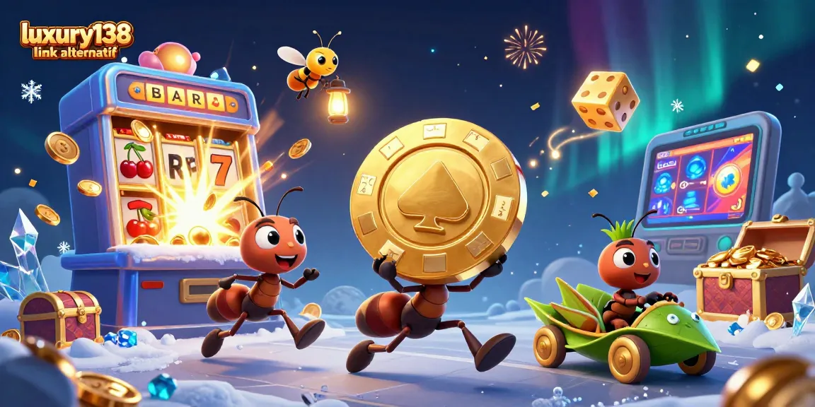 Experience the thrill of gaming with luxury138 link alternatif in this vibrant heist scene.
