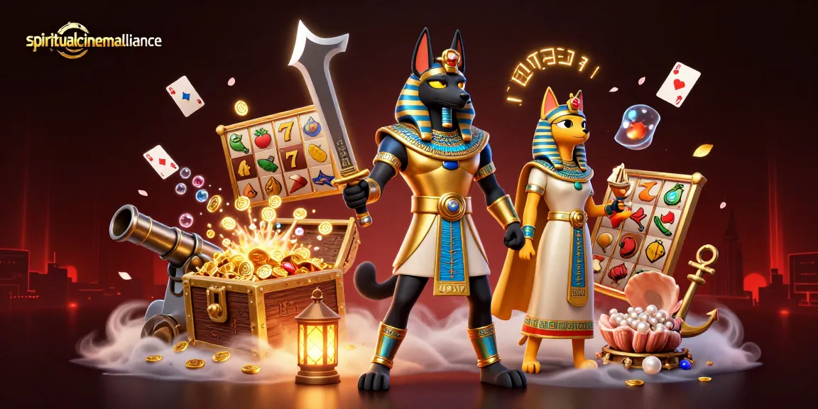 Engage with exciting gaming at spiritualcinemaalliance featuring Anubis and dynamic casino elements.