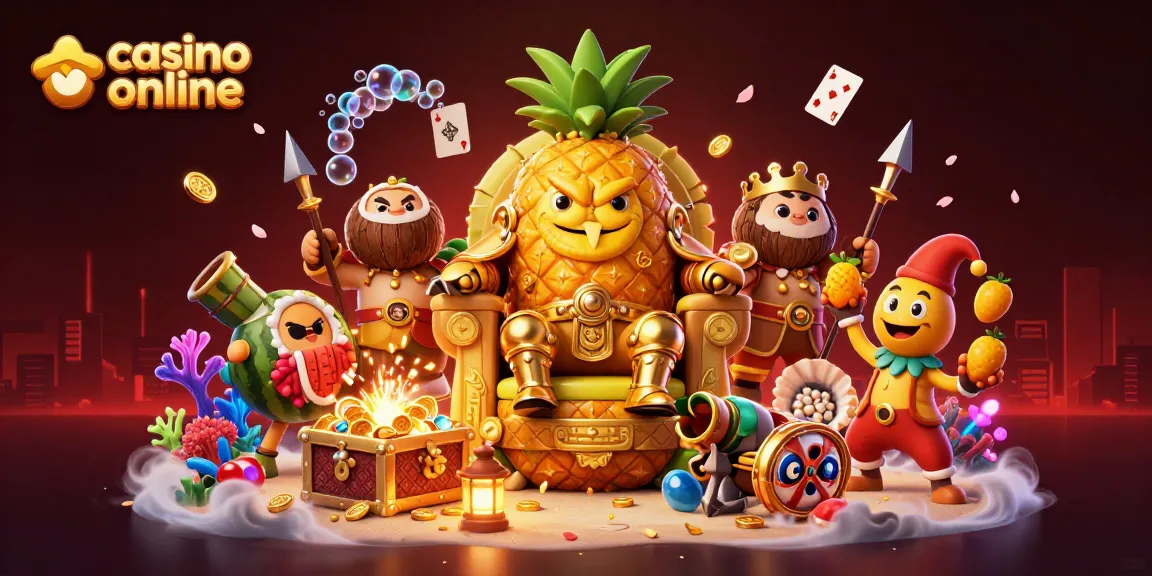 Gioca nei migliori casino online in un mondo di avventure con il re dell'ananas e le sue sorprese.