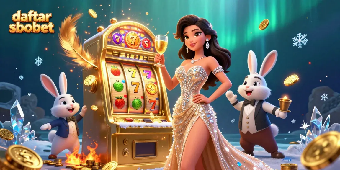 Engage with daftar sbobet by celebrating wins at a golden jackpot slot machine!