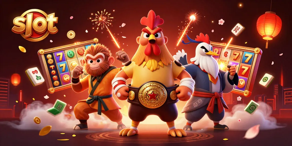 Engage with the exciting slot games as characters showcase their skills in a vibrant casino scene.