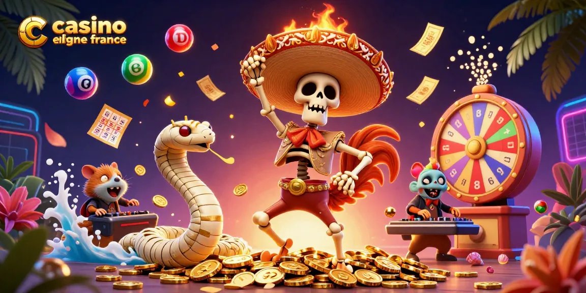 Vivez l'excitation des jeux de casino en ligne France avec des personnages colorés et animés.
