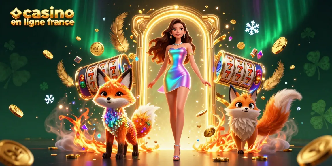 Découvrez une expérience de jeu palpitante dans un casino en ligne en France avec des personnages dynamiques et des éléments de casino vibrants.
