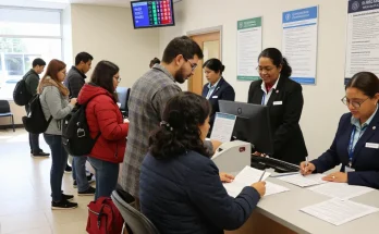 Get your goverment document from rtps 4 at a busy public service center with staff assisting clients